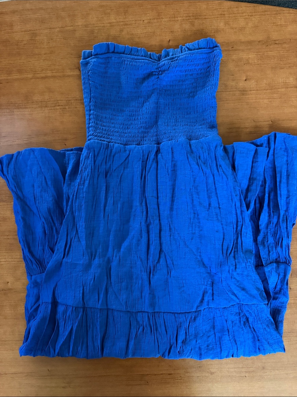 Love Tree Strapless Maxi Dress